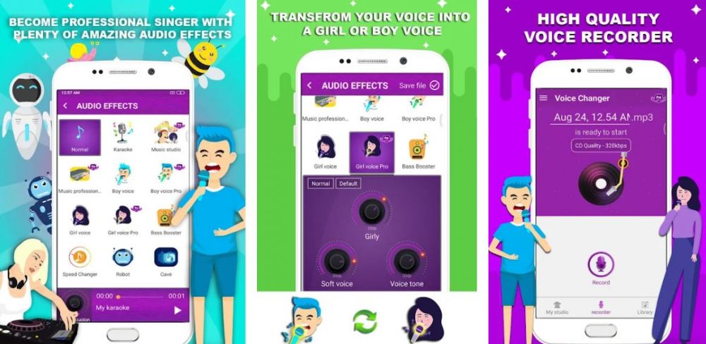 11 Aplikasi pengubah suara di Android, hasilnya lucu dan unik