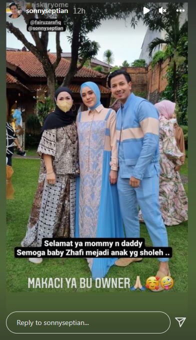 9 Momen akikah dan khitan anak Fairuz A Rafiq, elegan bernuansa biru