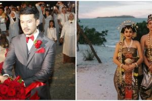 Romantis dan intim, momen 11 seleb gelar pernikahan di pinggir pantai