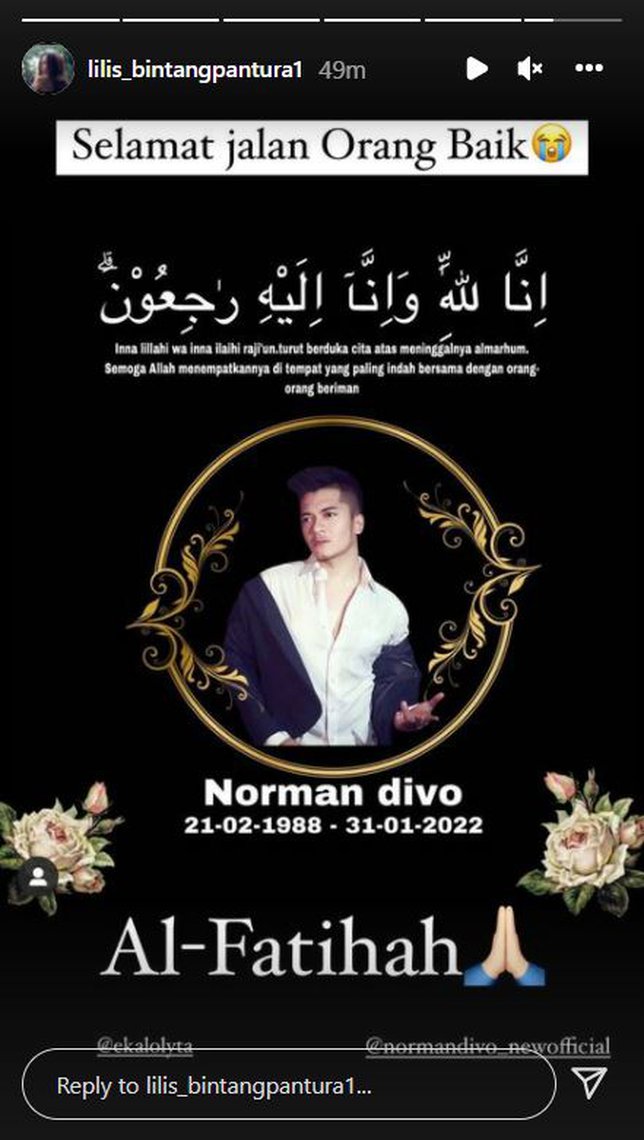 Kabar duka, Norman Divo 'Bintang Pantura' meninggal dunia