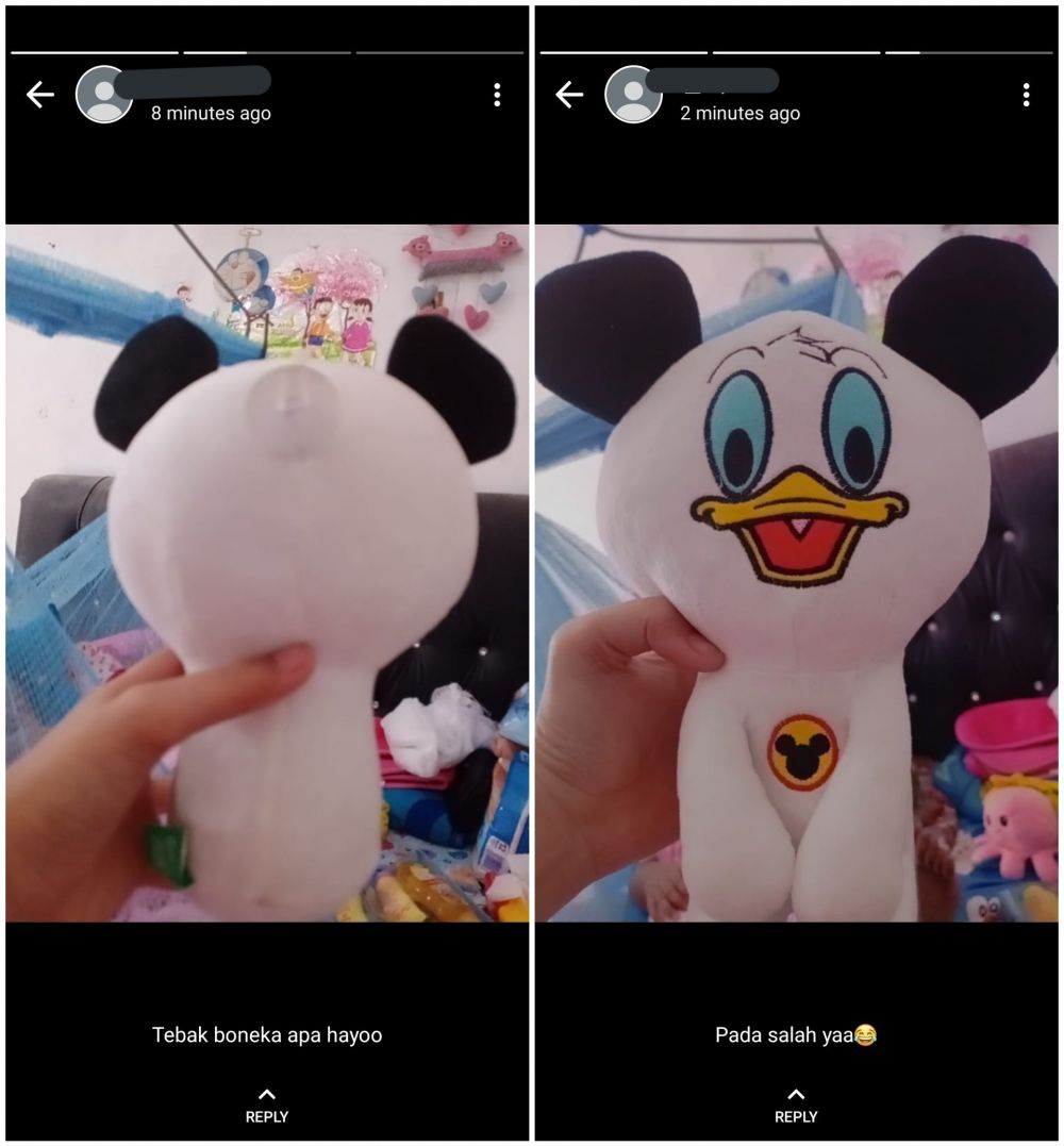 13 Momen lucu beli boneka, bentuknya malah bikin bingung