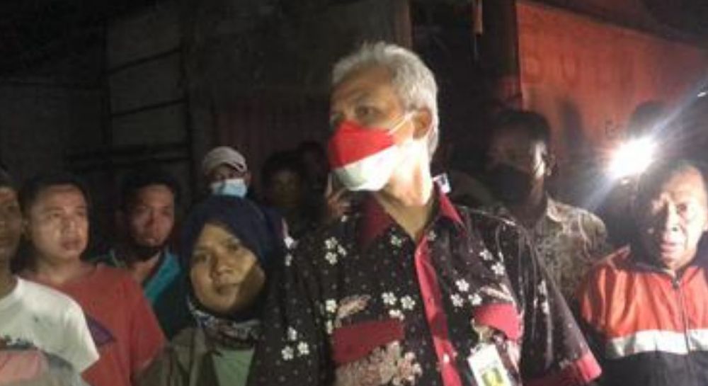 Kondisi terkini pasar Johar yang kebakaran, api padam setelah 3 jam