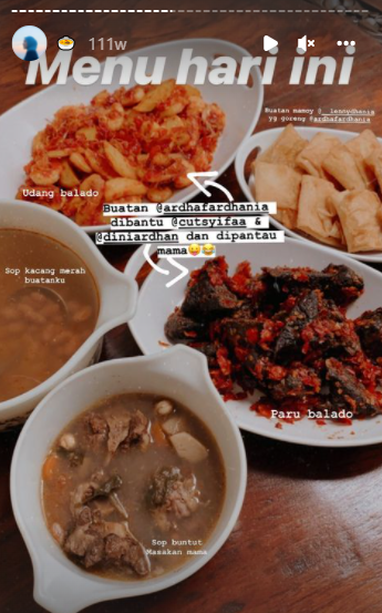 9 Kreasi masakan ala Cut Syifa, khas menu rumahan