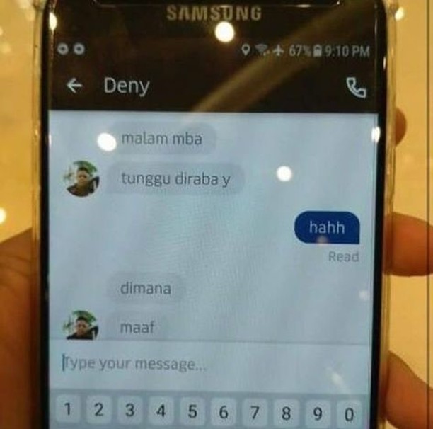 chat bikin pelanggan ojek online kesal Instagram
