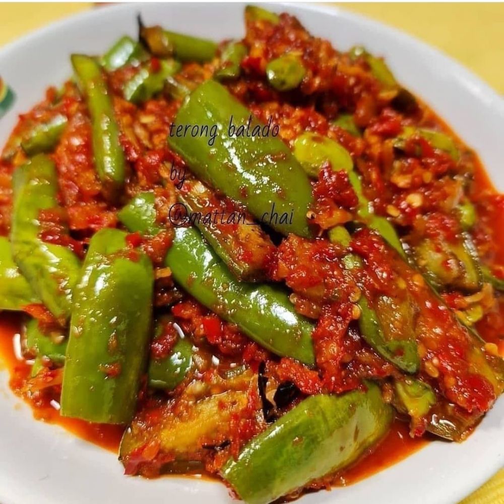 17 Resep sambal terong, pedas dan menggugah selera