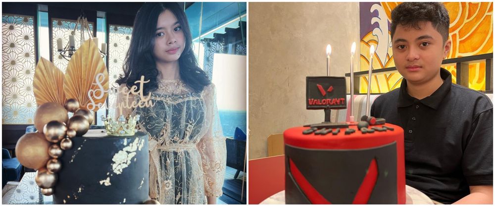 Potret kue ulang tahun 9 anak artis Genta Buana, simpel hingga unik