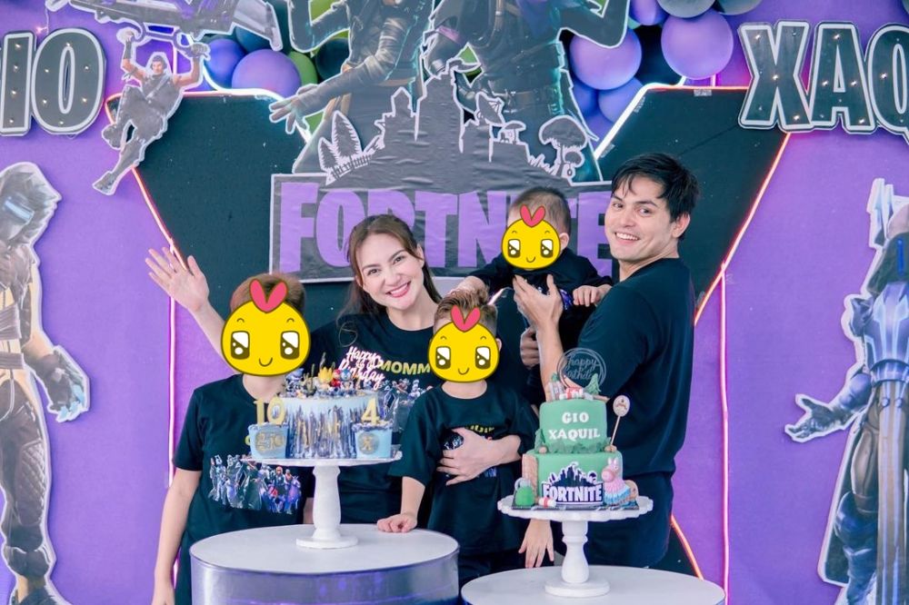 Potret kue ulang tahun 9 anak artis Genta Buana, simpel hingga unik