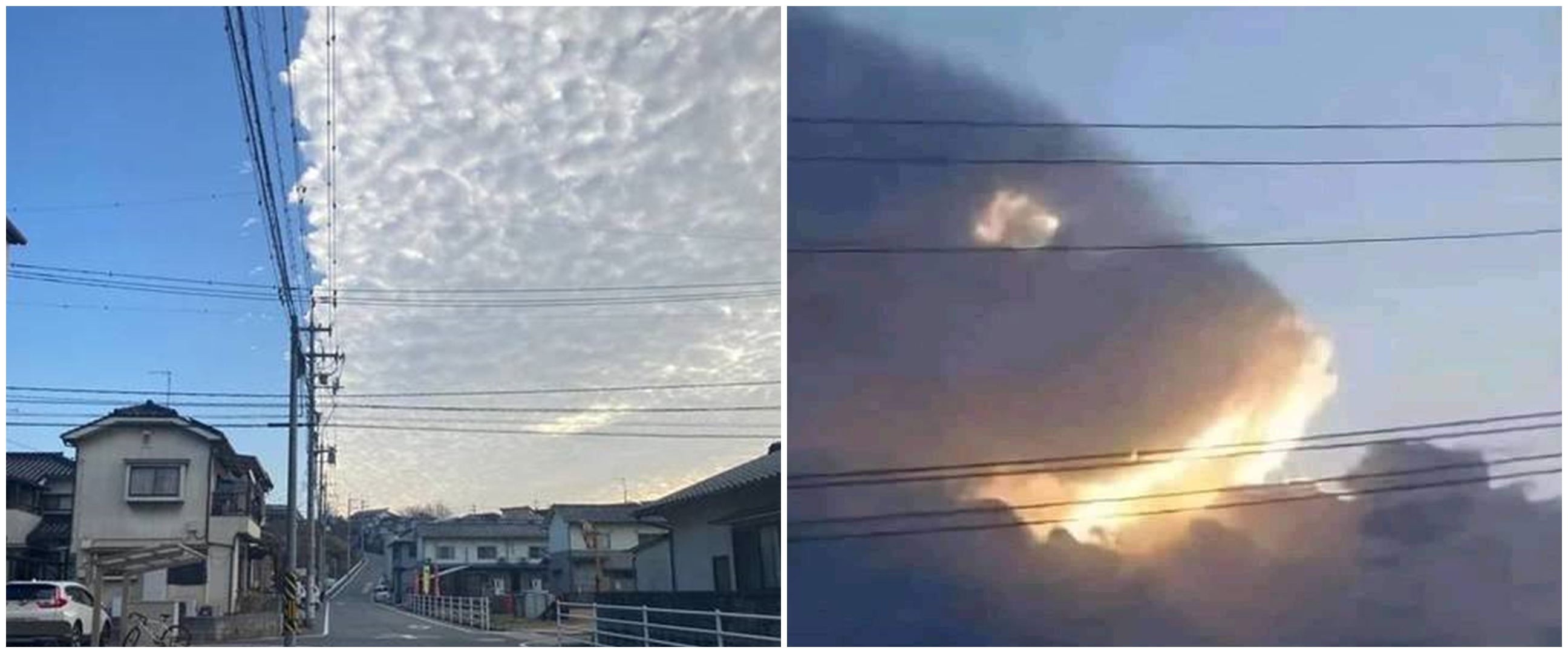 11 Bentuk awan nggak biasa, ada yang mirip sayap ayam