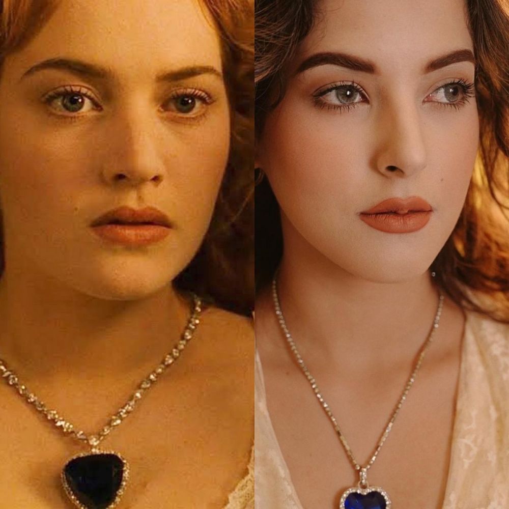 Tasya Farasya tiru dandanan ala Rose 'Titanic', ini 9 potretnya