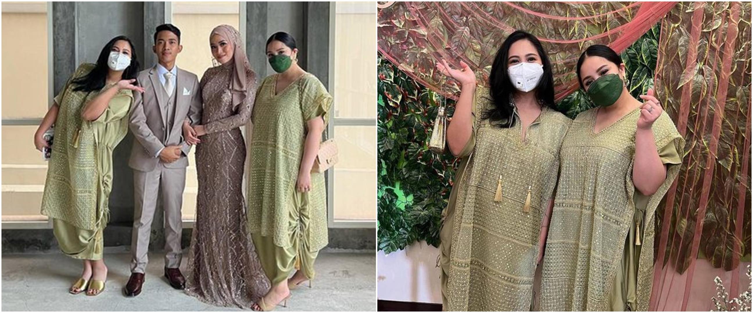 11 Potret Nagita Slavina di pernikahan sepupu, harga heelsnya disorot