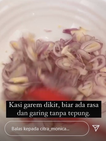 7 Trik Citra Monica bikin bawang goreng, garing tanpa tepung