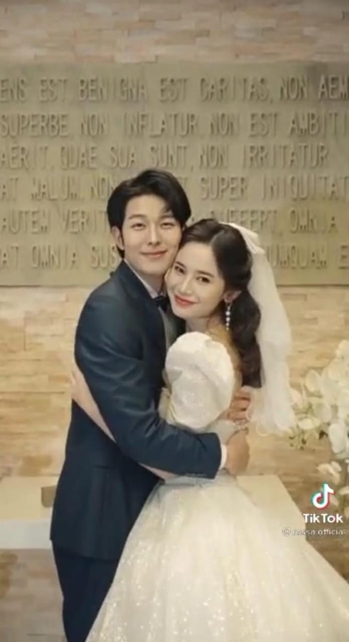 11 Editan foto Rossa menikah dengan Jang Ki-yong, bak nyata