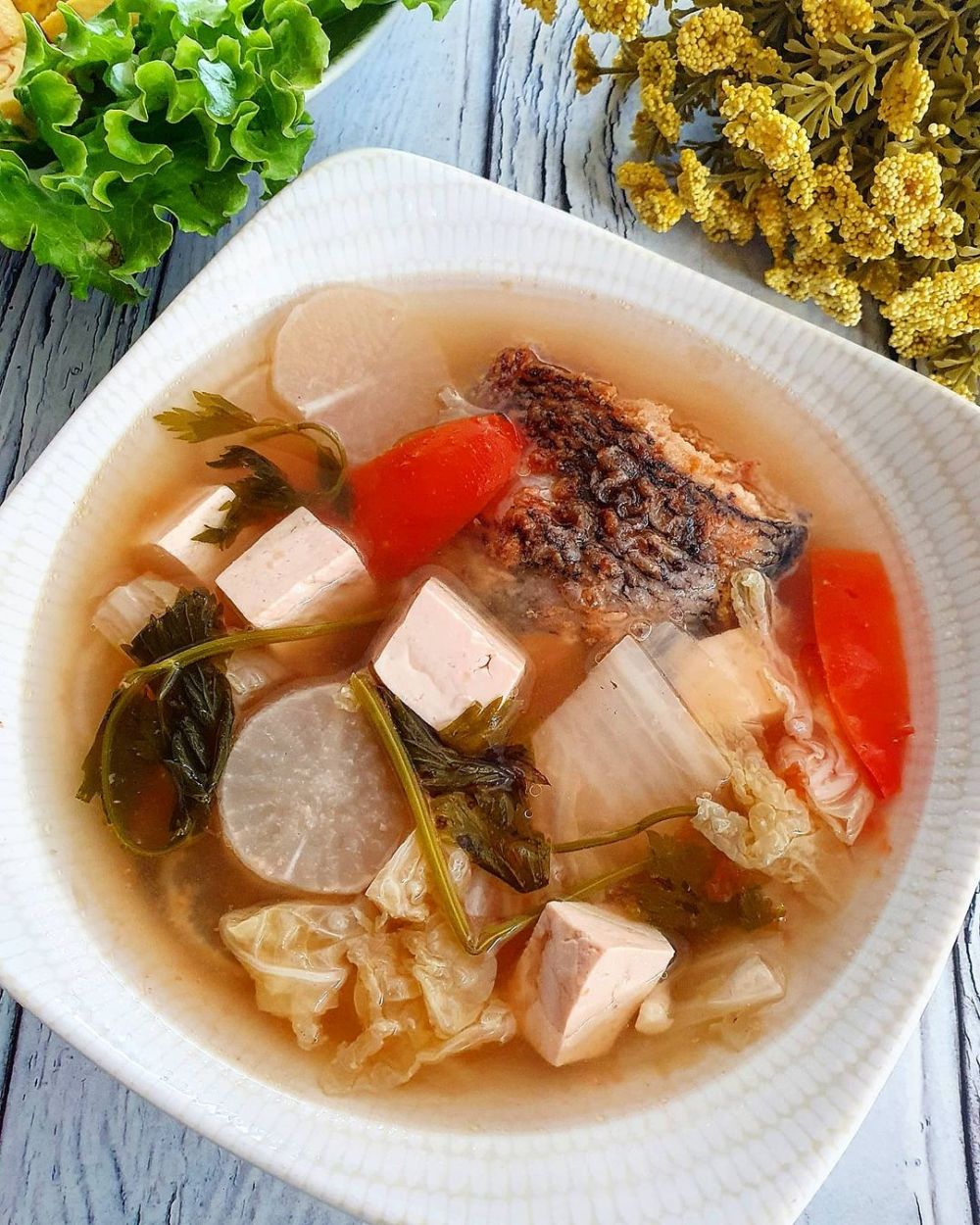 Resep sup ikan talas, enak, gurih, segar, dan antiribet