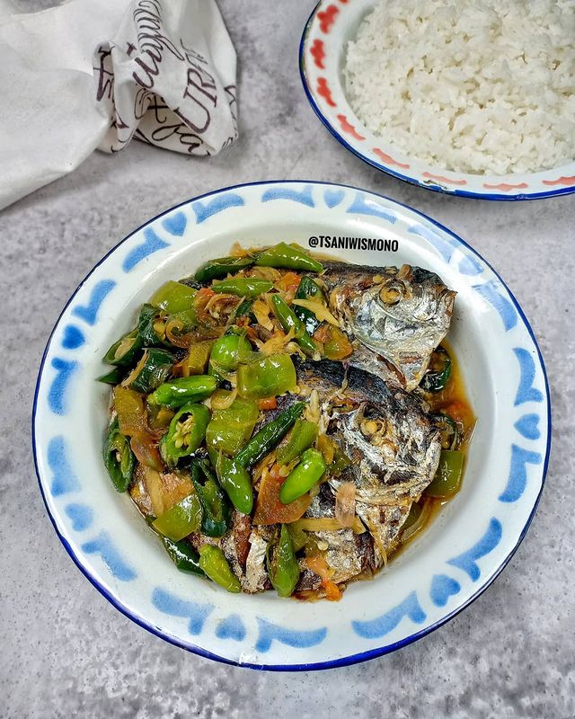 Resep ikan cuwe cabai hijau, sederhana dan menggugah selera