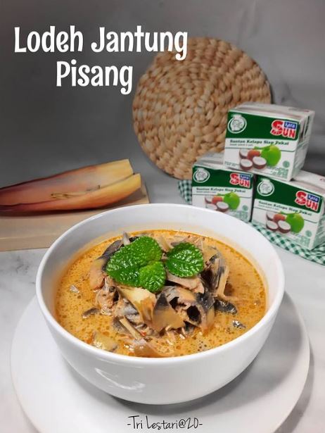 11 Resep olahan jantung pisang kuah, gurih dan sedap