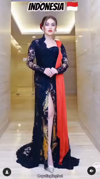 9 Editan foto Ayu Ting Ting versi berbagai negara, cantik semua
