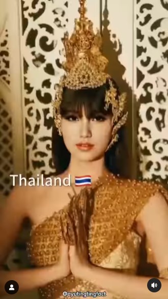 9 Editan foto Ayu Ting Ting versi berbagai negara, cantik semua