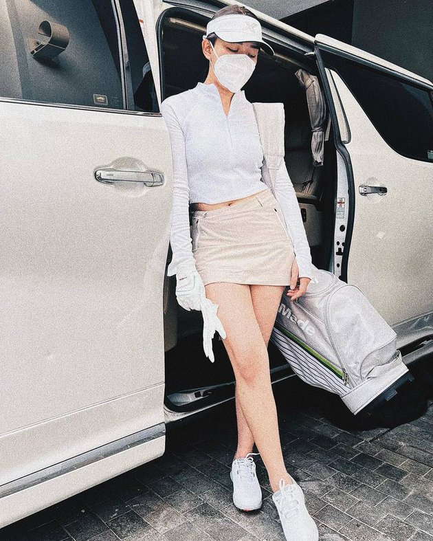 9 Momen Amanda Manopo saat olahraga, sepeda hingga panjat tebing