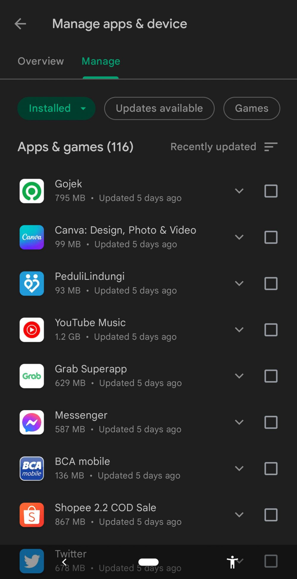Cara melihat aplikasi yang pernah didownload di Play Store