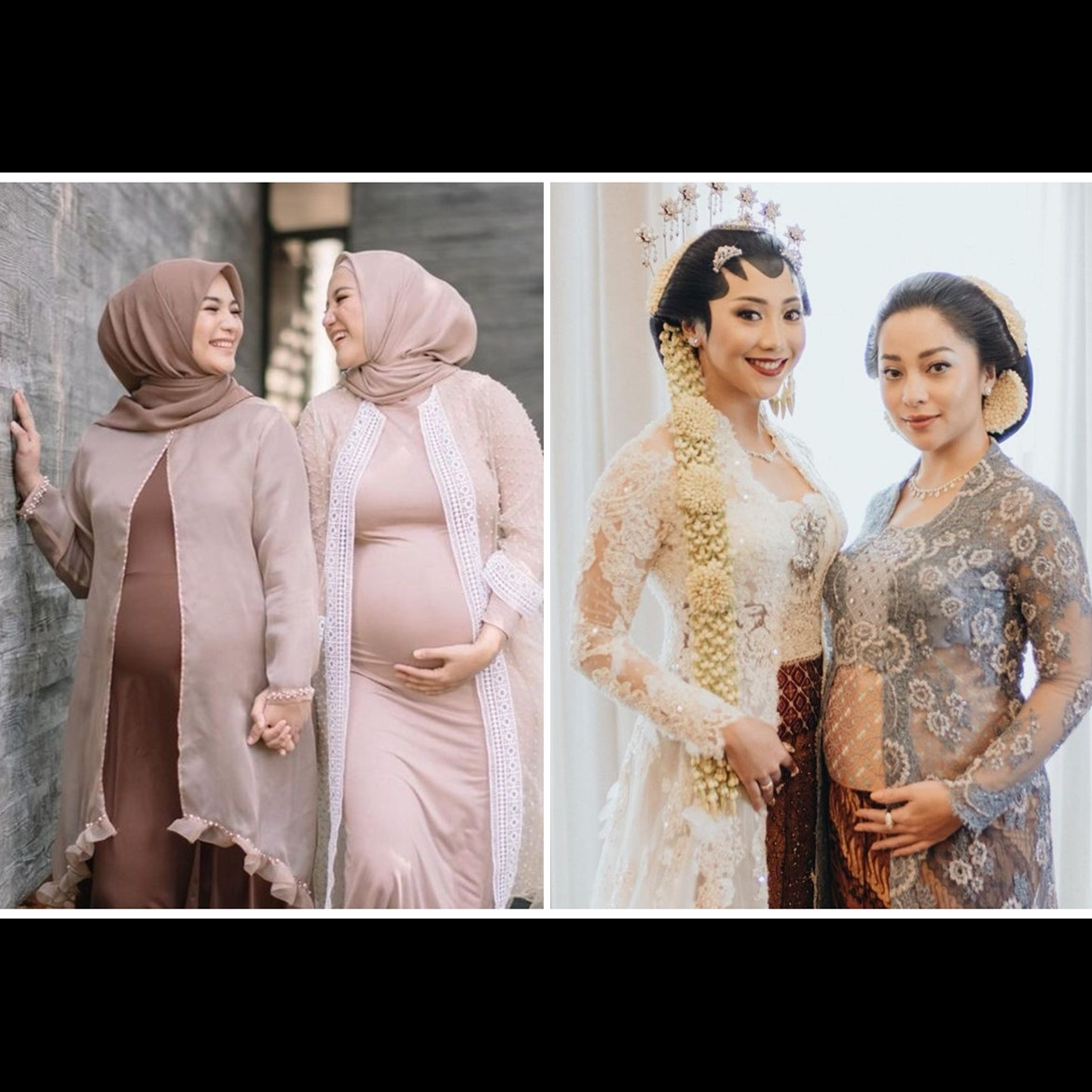 6 Kakak adik seleb ini hamil bareng, bahagia tak terkira