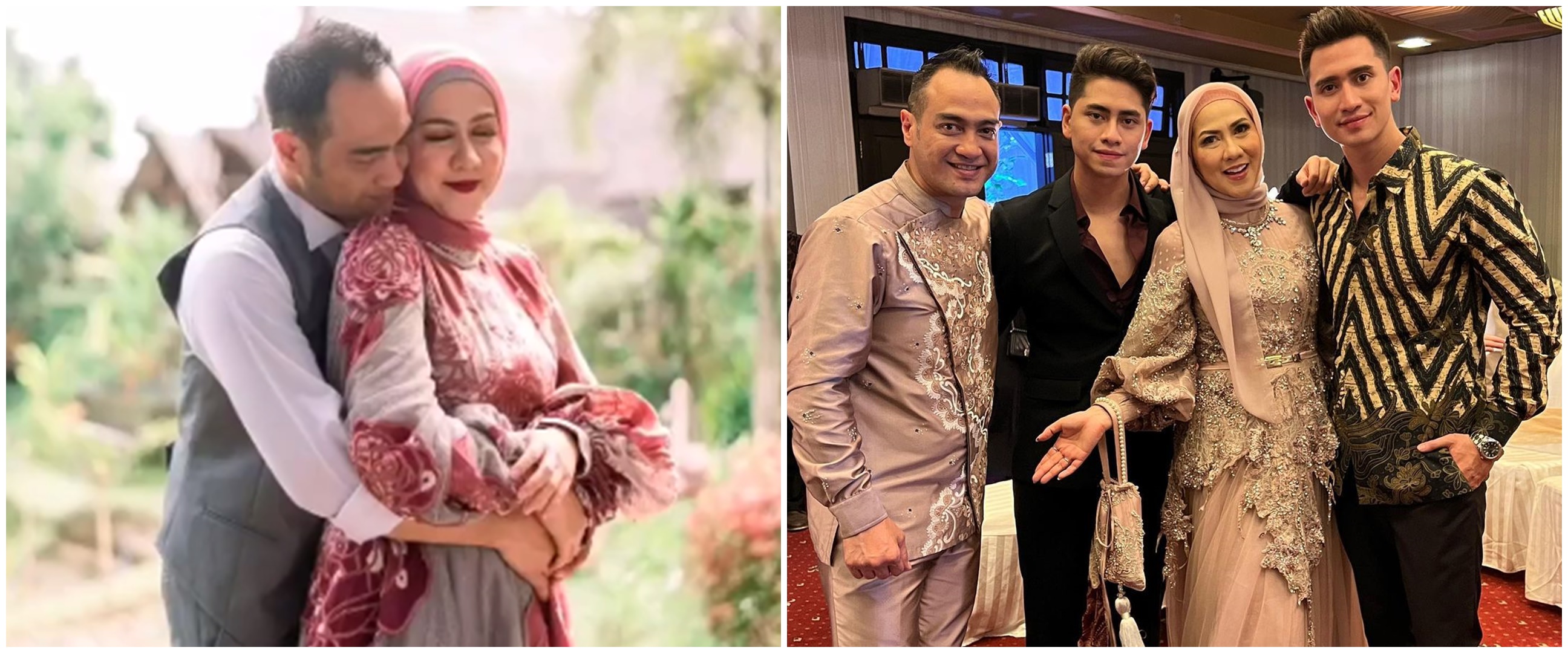 7 Momen lamaran Venna Melinda dan Ferry Irawan, berkonsep pesta kebun