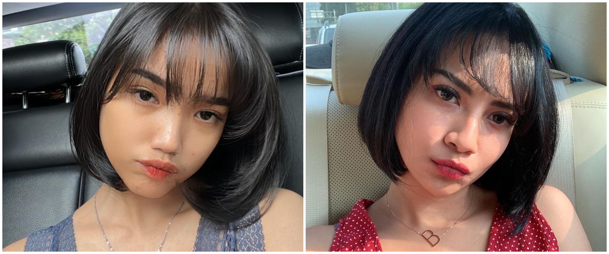 Gaya Fuji tiru pose foto Vanessa Angel, parasnya mirip banget