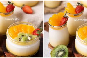 Resep puding jeruk, mudah dibuat, lembut, dan bikin ketagihan