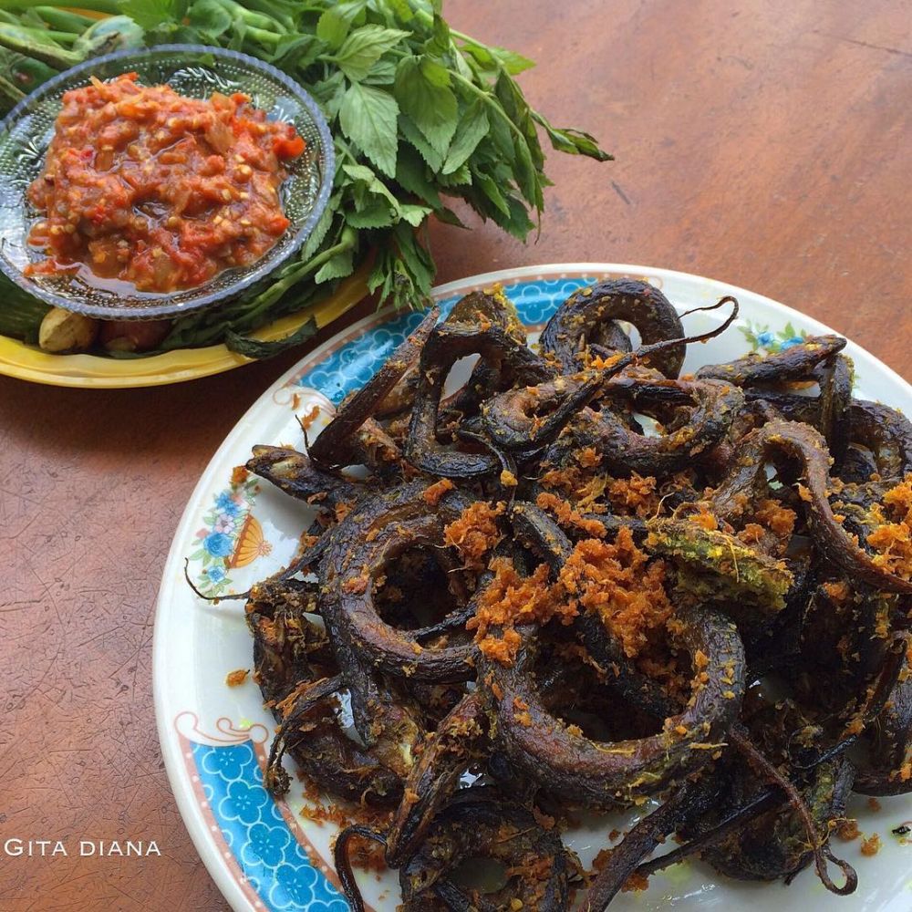11 Resep olahan belut belut goreng, gurih, enak, dan mudah dibuat