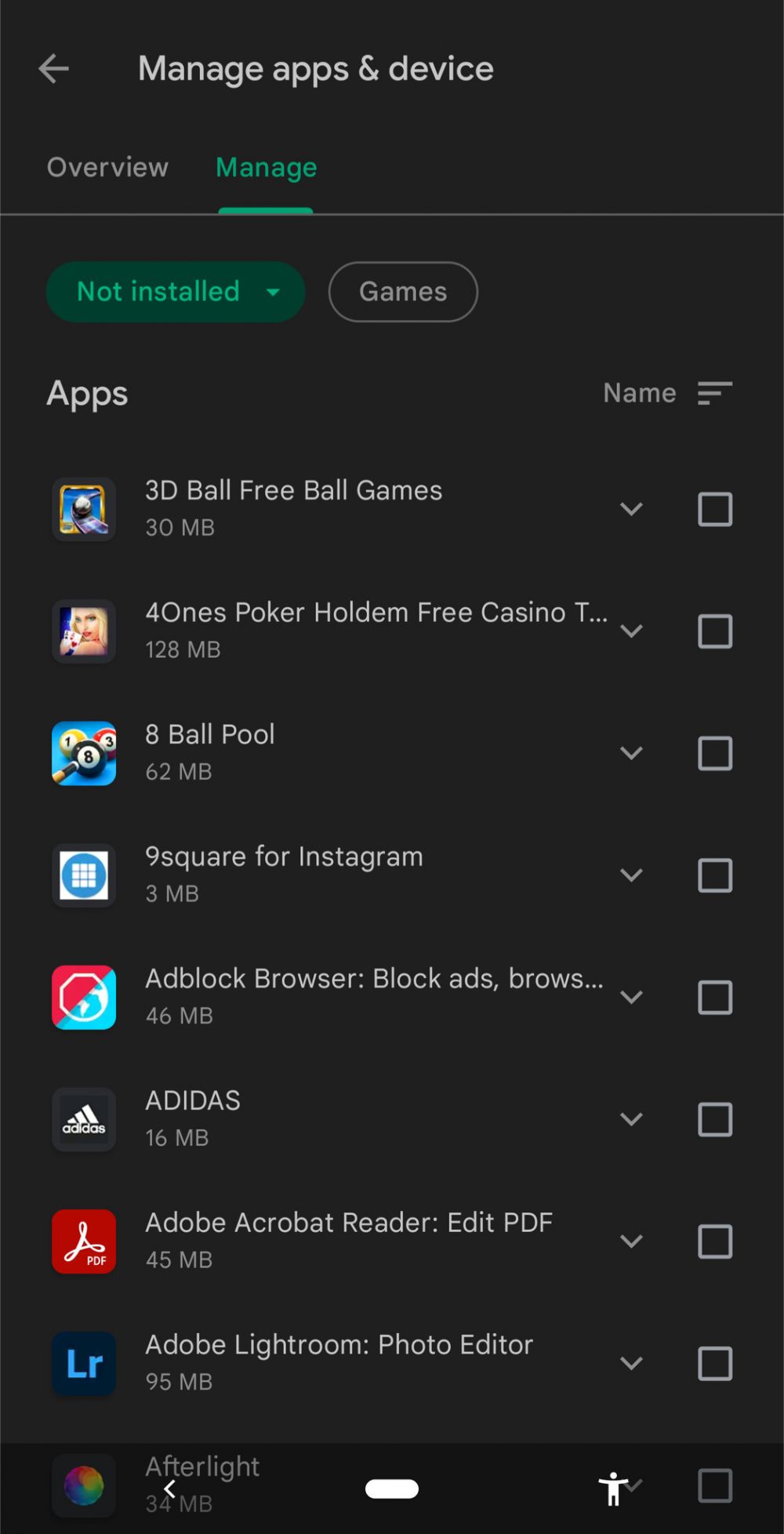 Cara menghapus aplikasi yang pernah didownload di Play Store