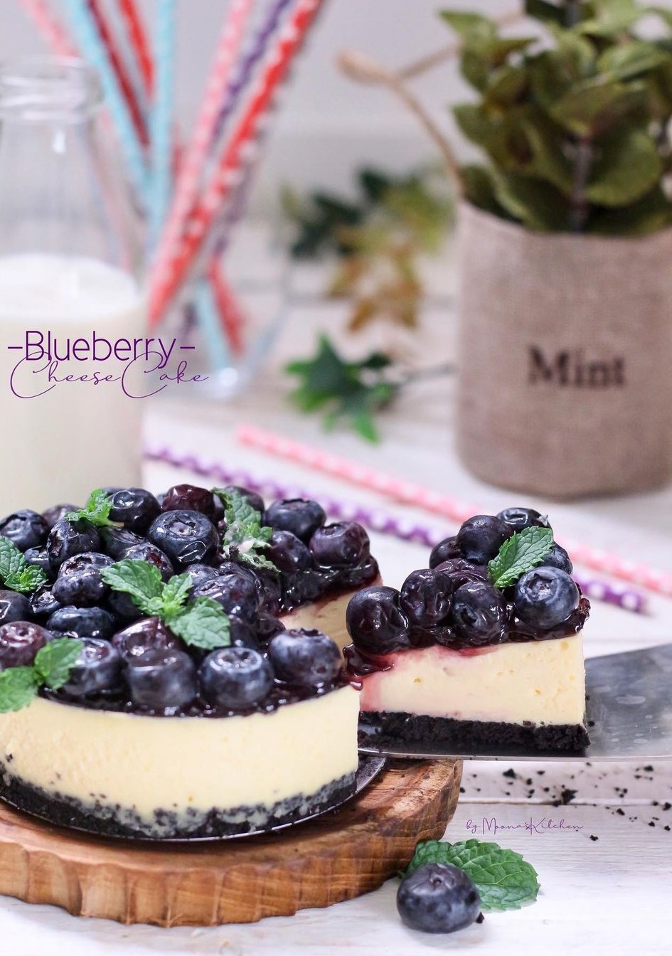 Resep dan cara membuat cheesecake blueberry yang creamy dan lembut