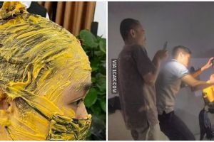 13 Potret lucu momen apes waktu di salon, bikin heran