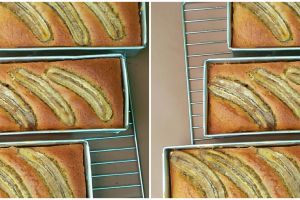 Resep bolu pisang enak dan empuk mengembang sempurna