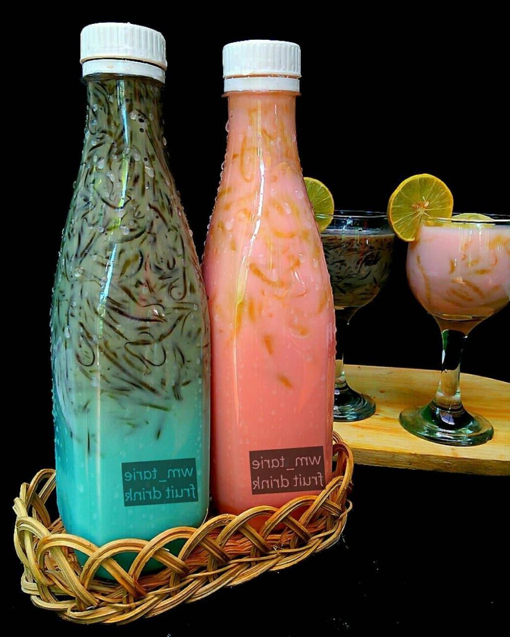 Cara membuat es susu buah dan cincau, segar dan mudah dibuat