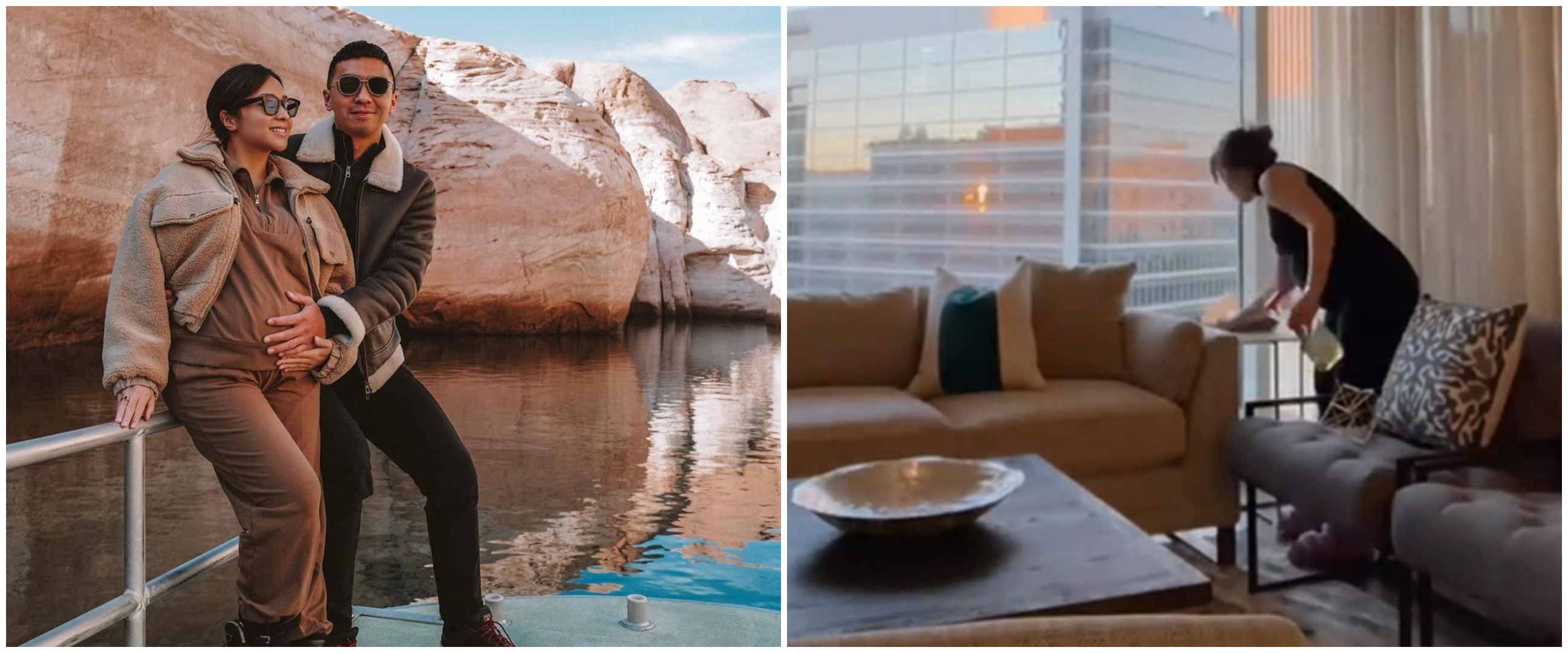 Hamil besar, aksi Nikita Willy bersih-bersih apartemen dipuji