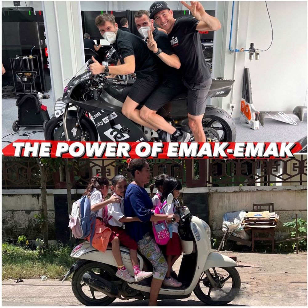 Makin melokal, intip 11 aksi kocak pembalap MotoGP selama di Lombok