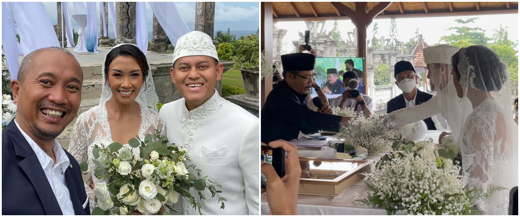 Lepas status janda, ini 11 momen pernikahan Melanie Putria di Bali