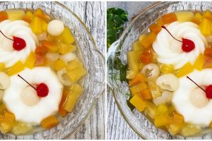 Resep puding almond mix cocktails, mudah dibuat dan cocok jadi hampers