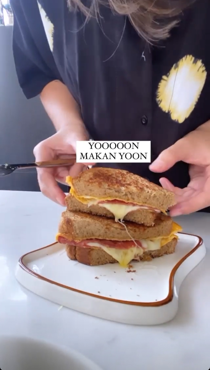 9 Kreasi menu sarapan berbahan roti tawar ala Putri Titian ini praktis