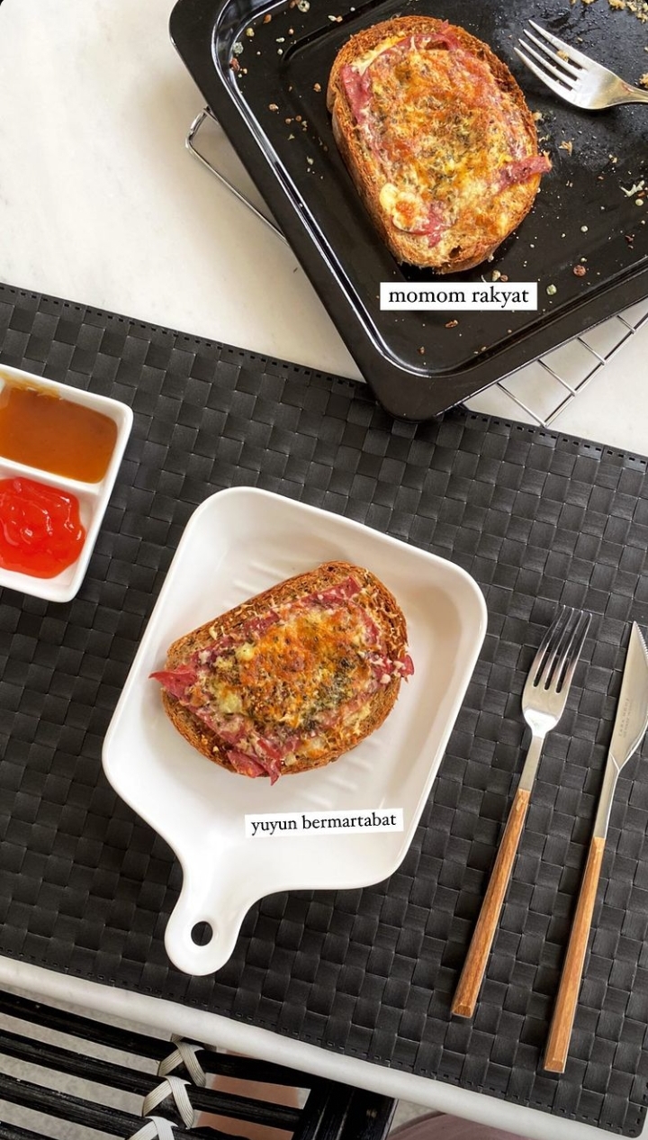 9 Kreasi menu sarapan berbahan roti tawar ala Putri Titian ini praktis