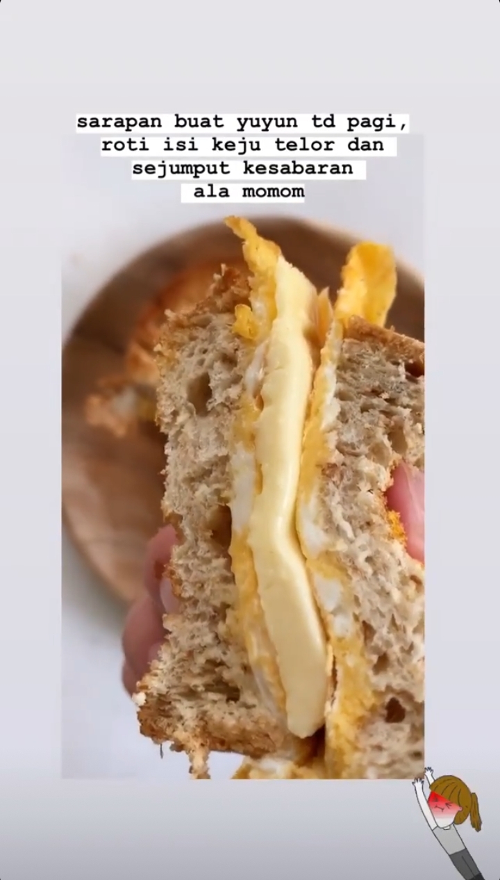 9 Kreasi menu sarapan berbahan roti tawar ala Putri Titian ini praktis