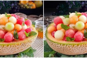 Resep salad buah dengan dressing jeruk dan madu, bikin sehat