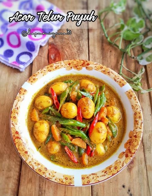 13 Resep olahan telur puyuh berkuah, sederhana dan bikin nagih