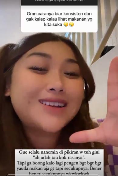 6 Makanan ini dihindari Clarissa Putri, bobotnya turun 40 kg