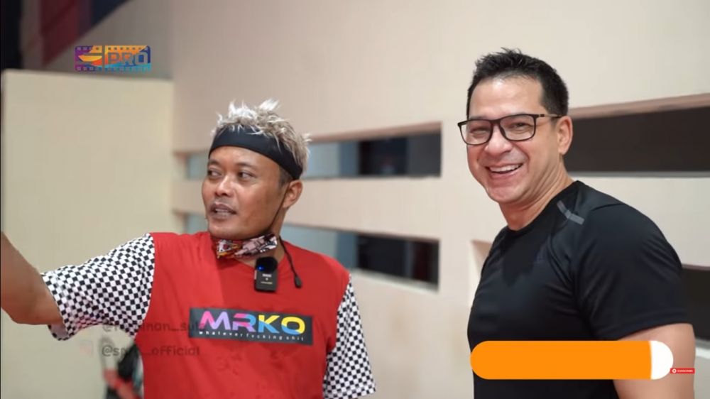 9 Momen Sule ketemu orang tua Mahalini, sempat tanding badminton