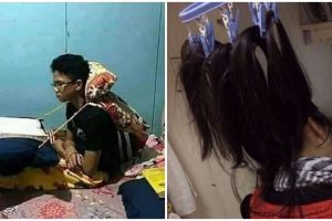 13 Tingkah absurd siswa saat belajar mandiri ini bikin cekikikan