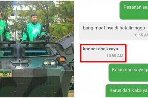 11 Chat lucu pelanggan ojek online salah pesan, bikin kesal