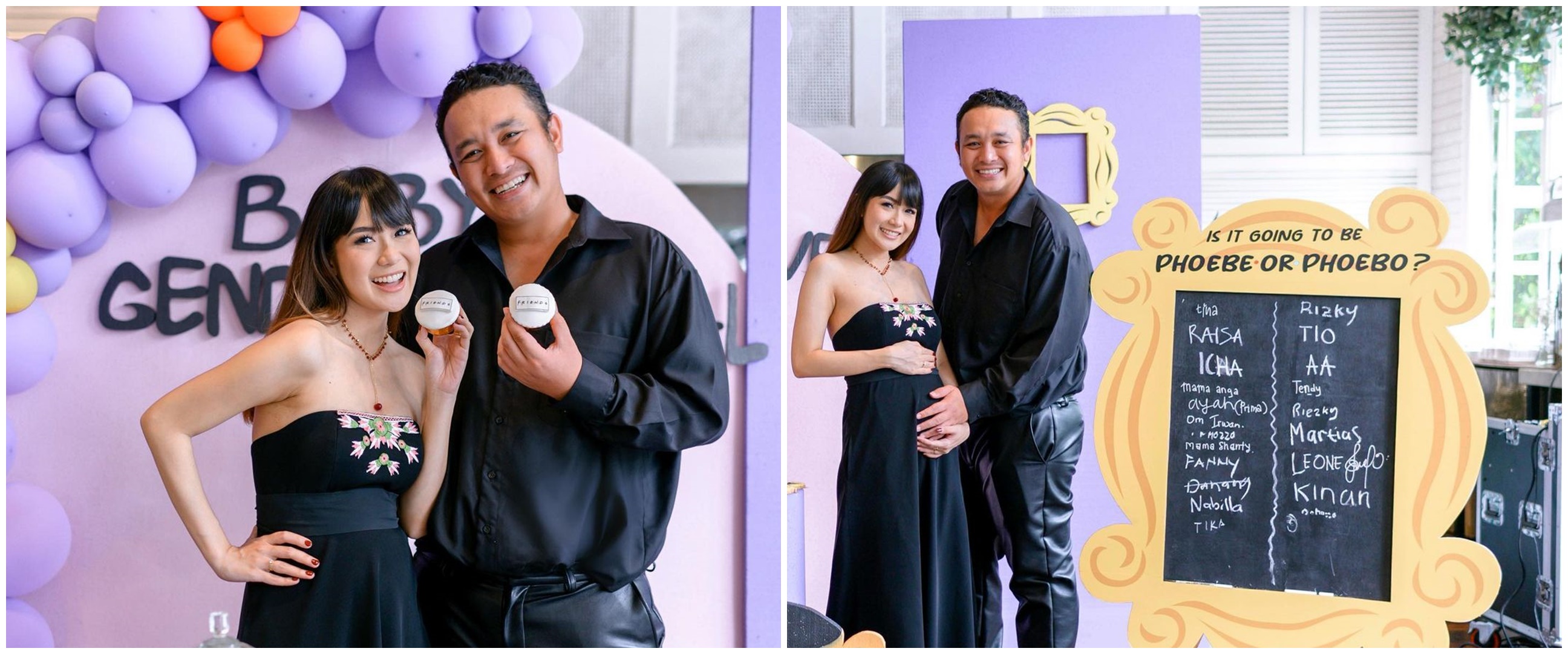 11 Momen bahagia Gilang Dirga dan Adiezty umumkan jenis kelamin anak