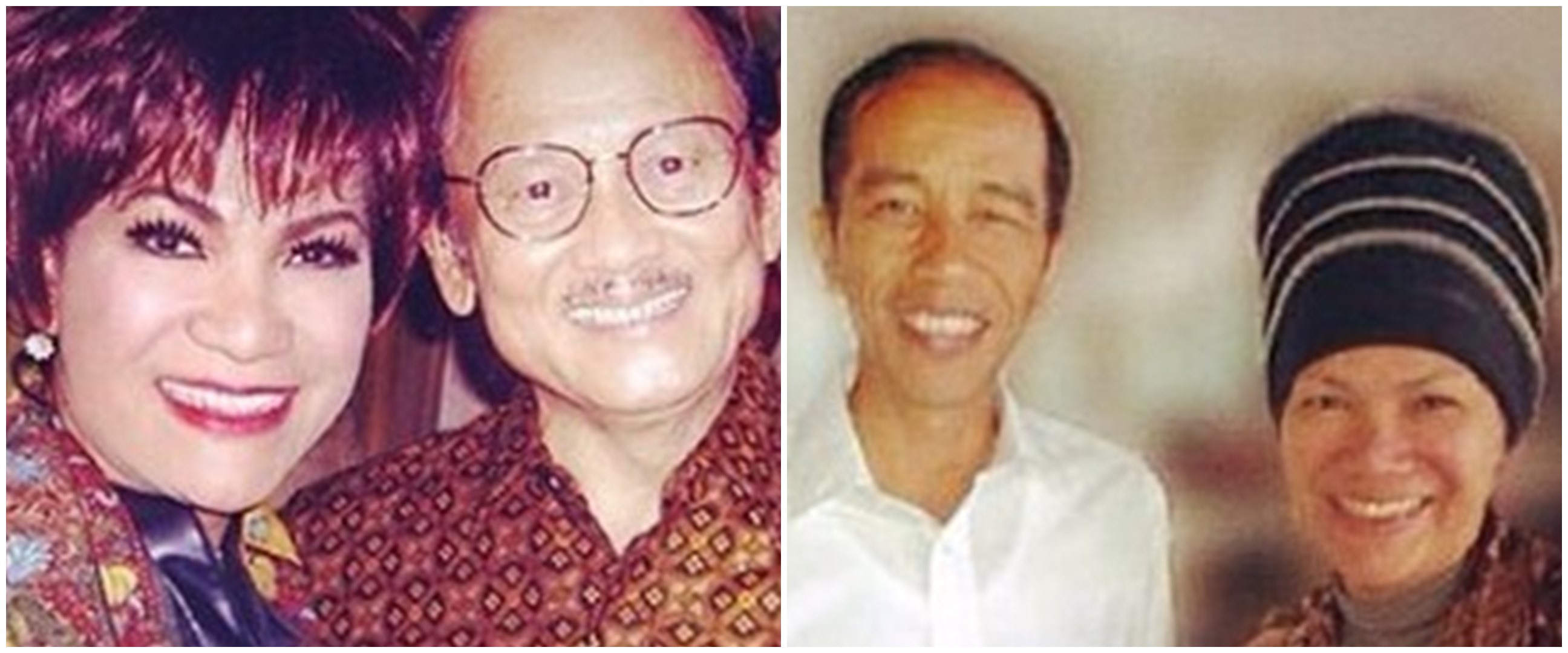 Potret lawas Dorce Gamalama bareng 6 Presiden Indonesia, penuh senyum