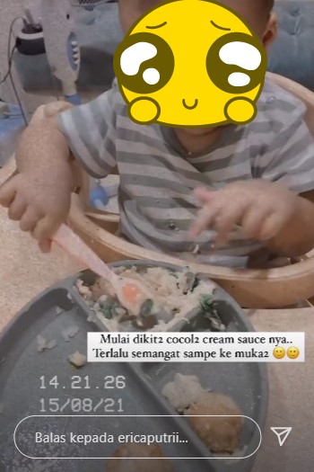 8 Trik Erica Putri bikin MPASI, siasati anak mogok makan