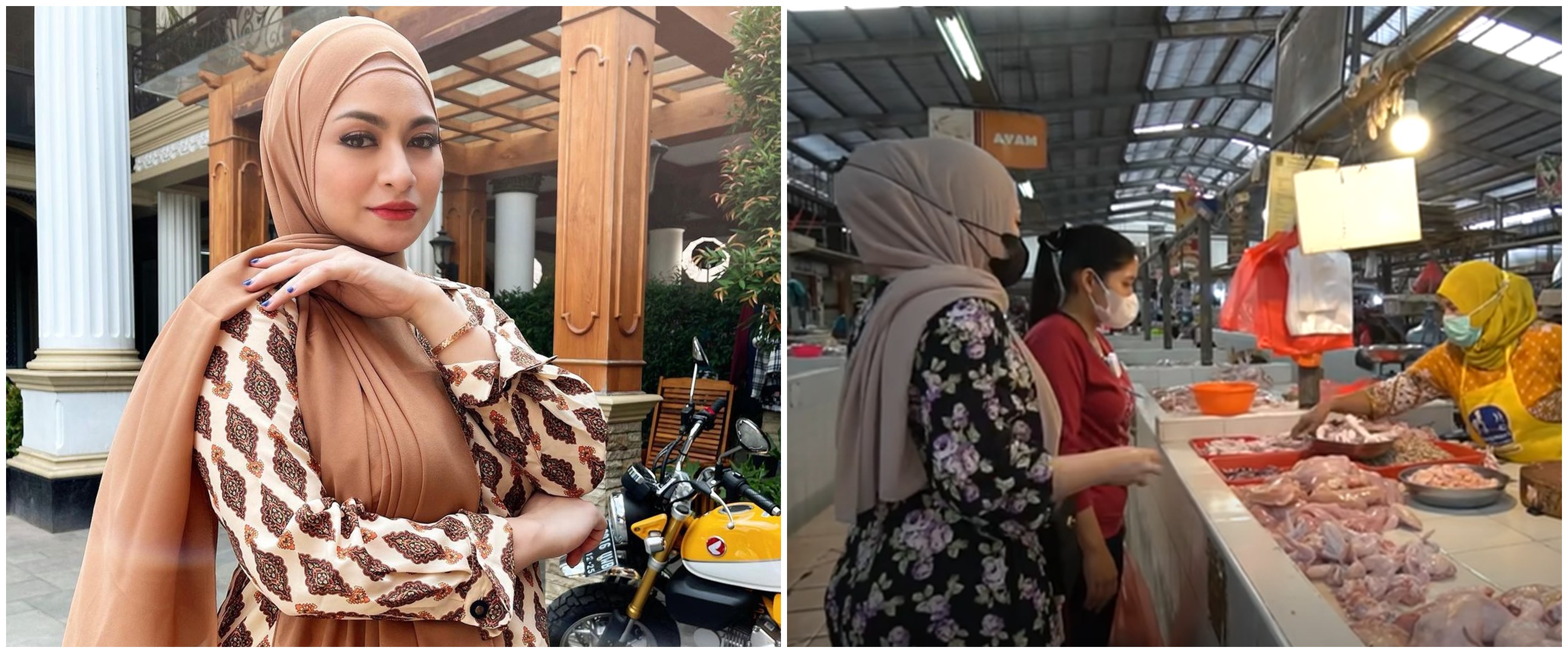 12 Momen Nathalie Holscher belanja di pasar, nawarnya bak emak-emak